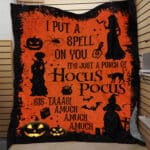 Mockup 2 2VT. Hocus Put A Spell Blanket