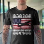 2VT. Desantis Airlines US Flag shirt mk3
