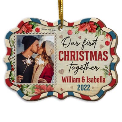 Wood Medallion Ornament