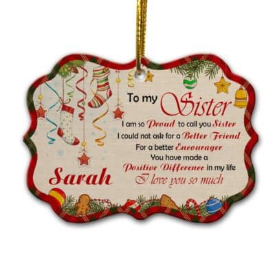 Aluminum Medallion Ornament