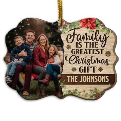 Wood Medallion Ornament