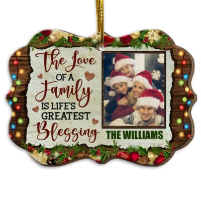 Wood Medallion Ornament