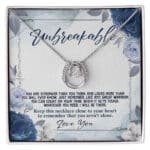 You Are Stronger Than You Think Cancer Encouragement Pendant Necklace - Sick Friend Necklace Gifts - Recovery Gifts
