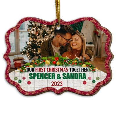 Wood Medallion Ornament