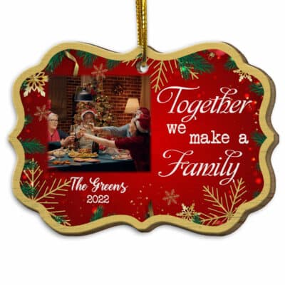 Wood Medallion Ornament