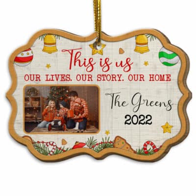 Wood Medallion Ornament