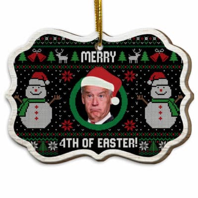 Wood Medallion Ornament