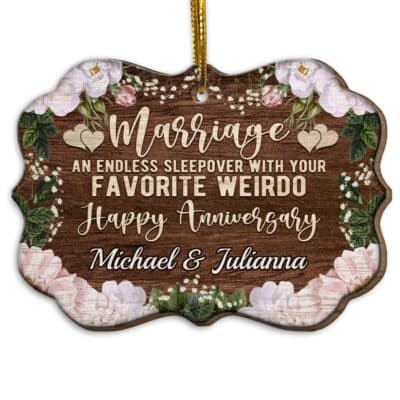 Wood Medallion Ornament