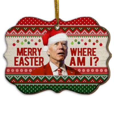 Wood Medallion Ornament