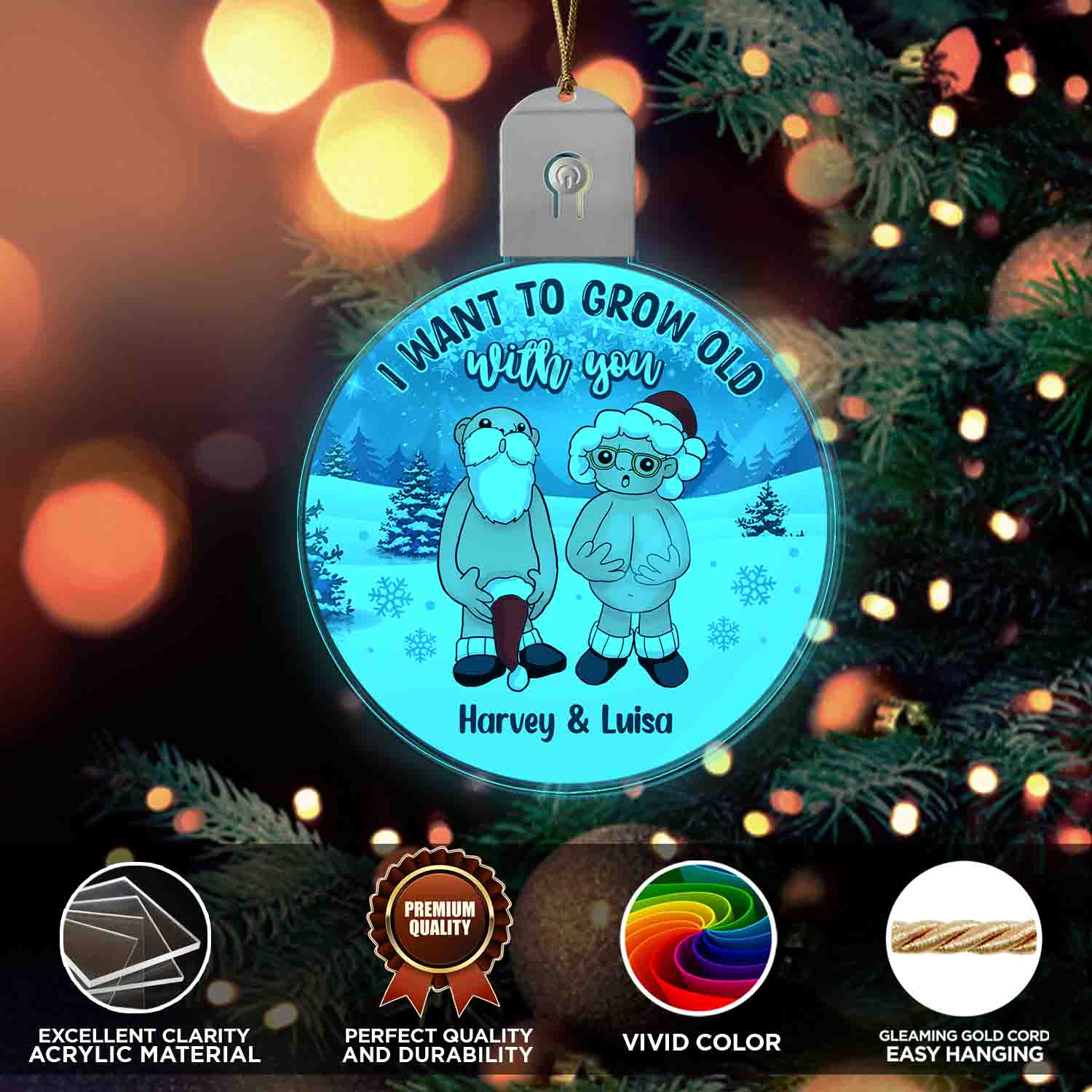 Mockup Led Acrylic Icon