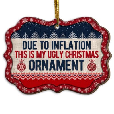 Wood Medallion Ornament