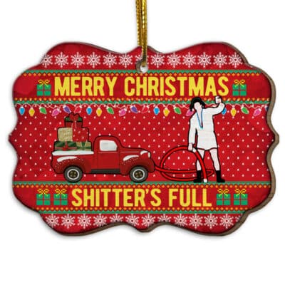 Wood Medallion Ornament