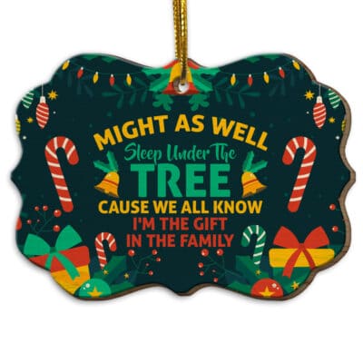 Wood Medallion Ornament