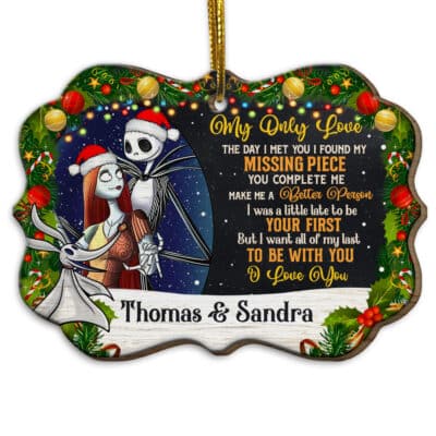 Wood Medallion Ornament