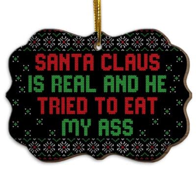 Wood Medallion Ornament