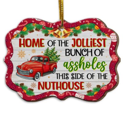 Wood Medallion Ornament