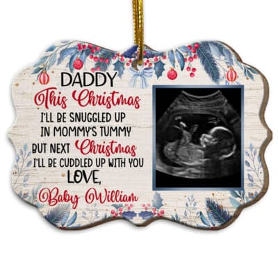 Wood Medallion Ornament