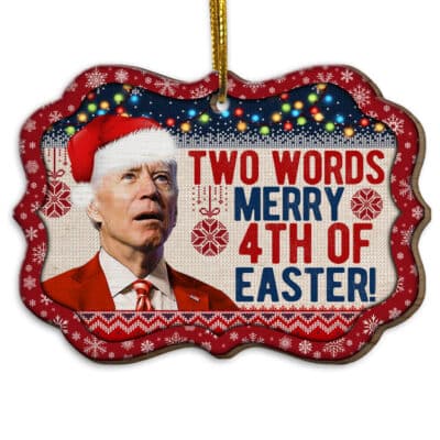 Wood Medallion Ornament