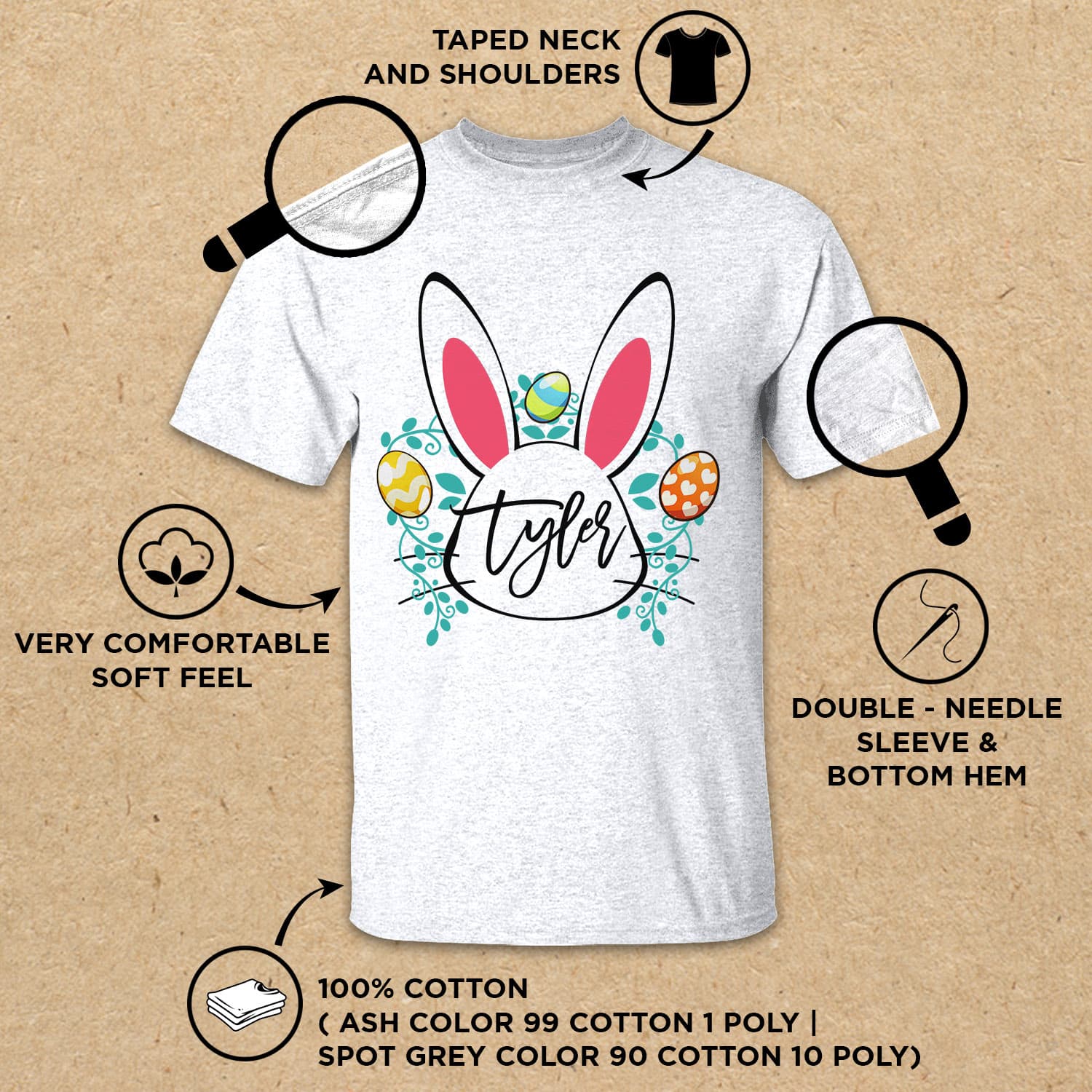T-Shirt Key Features Mockup 1