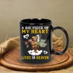 A Big Piece of My Heart Lives On Heaven Native American Coffee Mug Cups