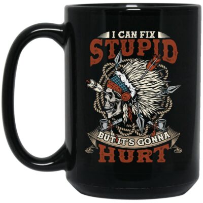 15 oz. Black Mug
