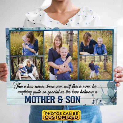 Alternative view of Personalized Photo Wall Art Mother and Son Canvas - Custom Mothers Day Gift - Mom Gift from Son