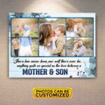 Personalized Photo Wall Art Mother and Son Canvas - Custom Mothers Day Gift - Mom Gift from Son