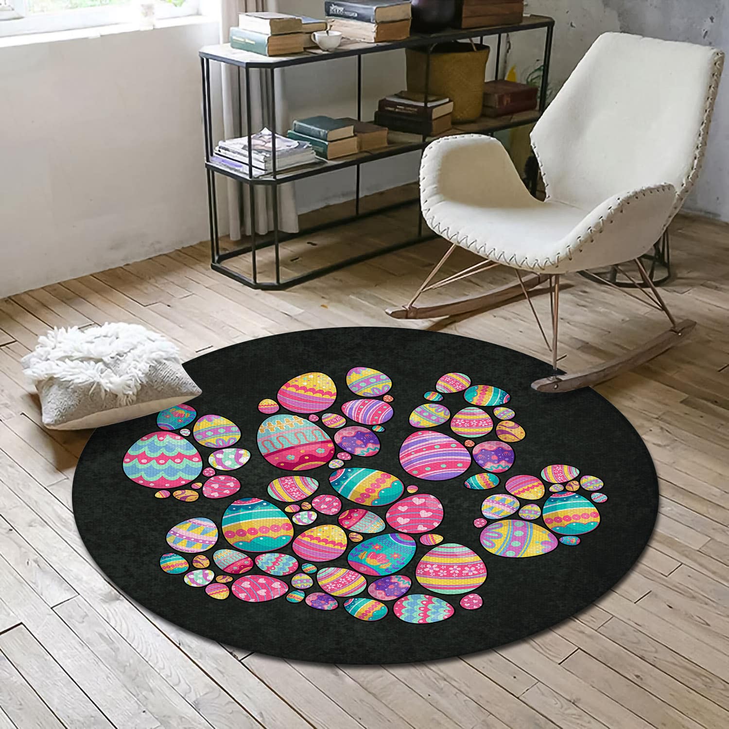 Round Rug Mockup 4