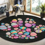 Round Rug Mockup 3