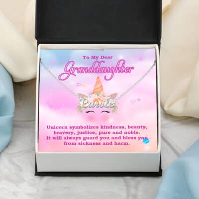 Alternative view of To The Best Mother In Law Personalized Name Necklace - Mother in Law Pendant Necklace Mom Gifts Mother Daughter Son