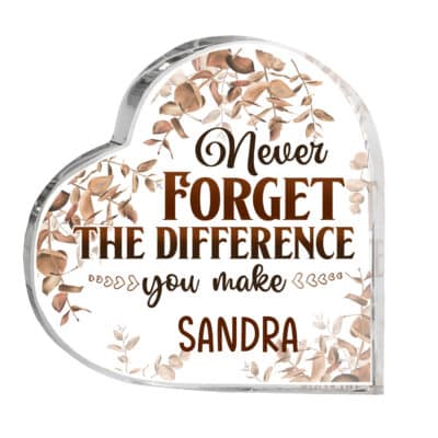 Heart Acrylic Plaque