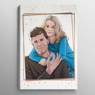 0.75'' Framed Canvas