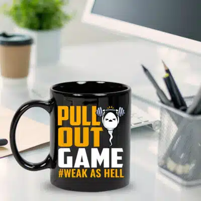 Alternative view of Pull Out Game Dad Sperm Week As Hell Coffee Mug Cups - Fathers Day Tee Shirt Dad Gift