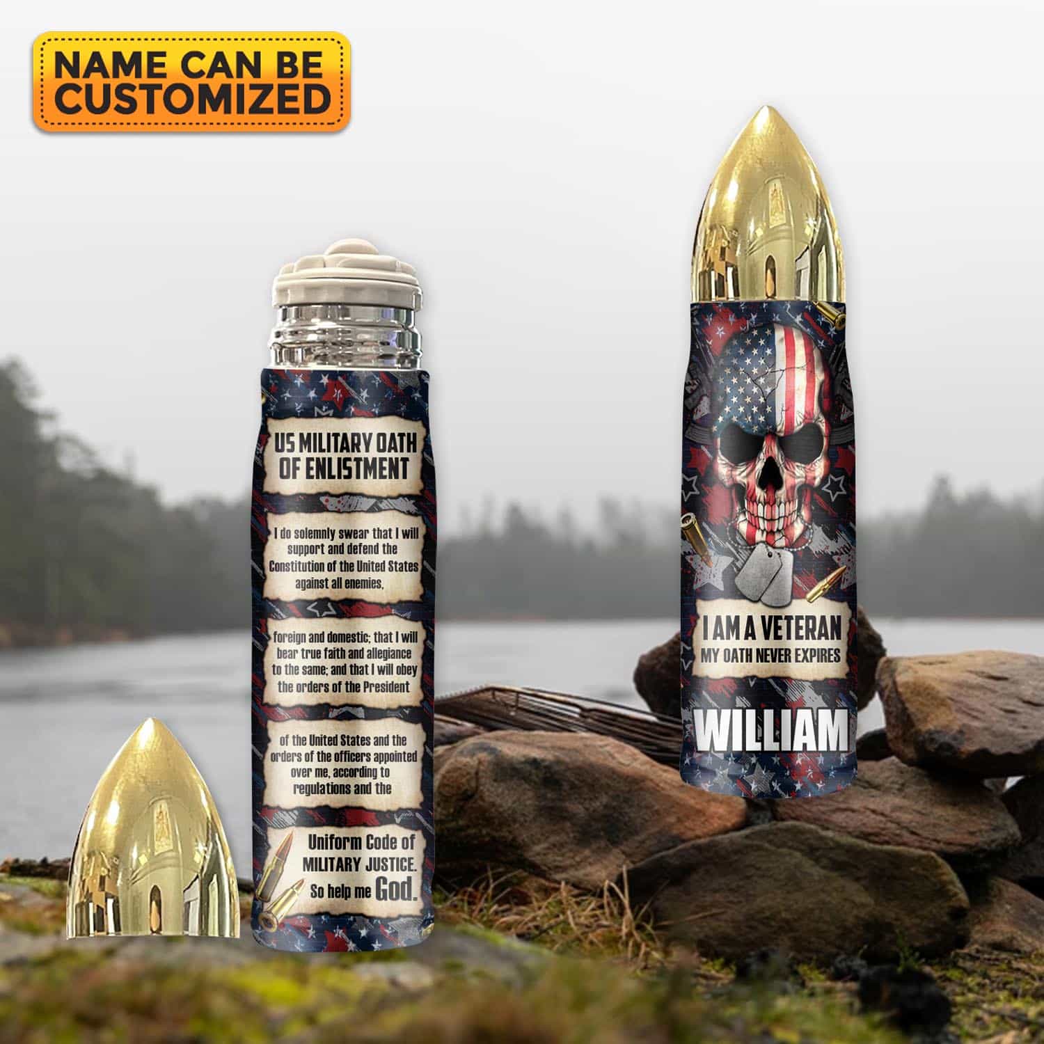 Mockup tumbler 2 1VT. Veteran My Oath Never Expires