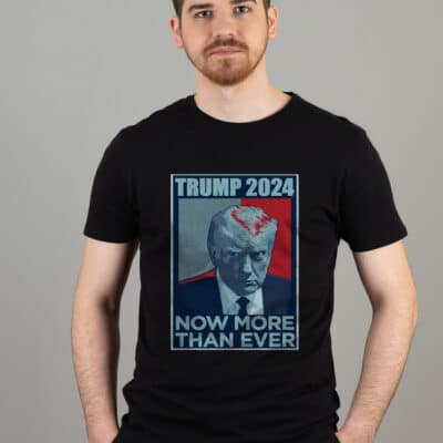 Trump 2024 Now More Than Ever T-Shirt - Donald Trump Mug Shot Never Surrender Shirt