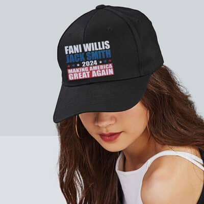 Fani Willis Jack Smith For President 2024 Twill Cap - High-Profile Snapback Hat