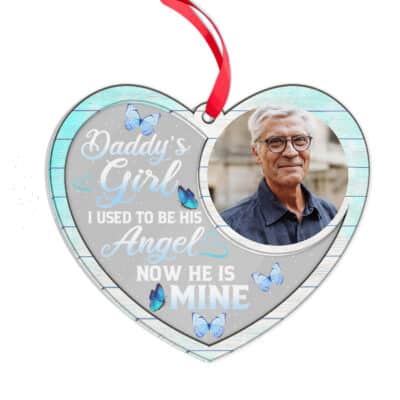 Transparent Acrylic & Wood Ornament