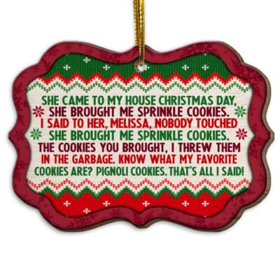 Wood Medallion Ornament