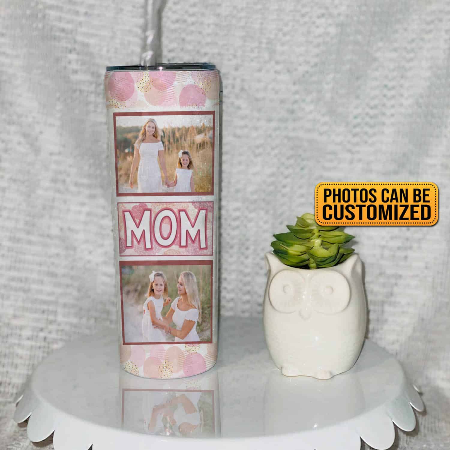 Skinny Glitter Tumbler Mockup 4