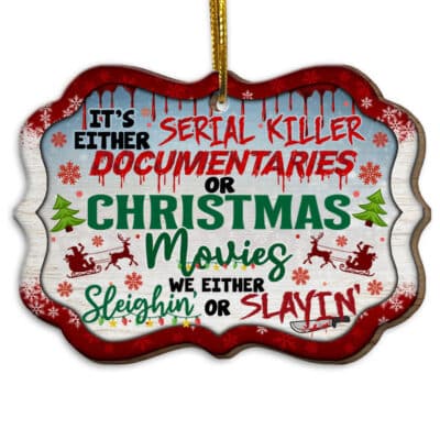 Wood Medallion Ornament