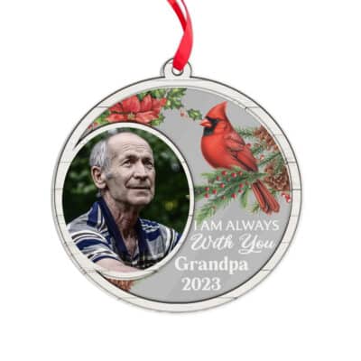 Transparent Acrylic & Wood Ornament