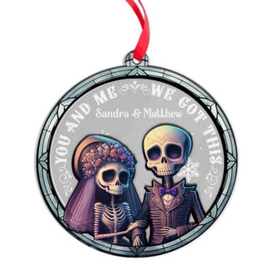 Transparent Acrylic & Wood Ornament