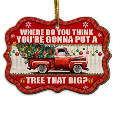 Wood Medallion Ornament