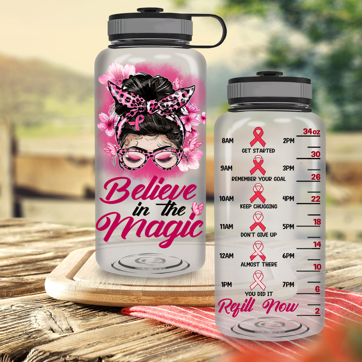 34OZ Tracker Water Bottle Mockup 1