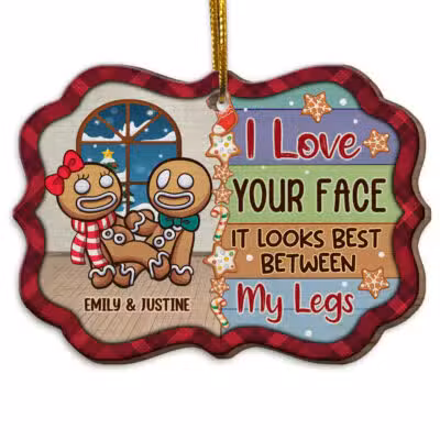 Wood Medallion Ornament