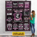 Personalized Family Name It's A Thing You Wouldn't Understand Fleece Blanket - Custom Name Women Sherpa Blanket