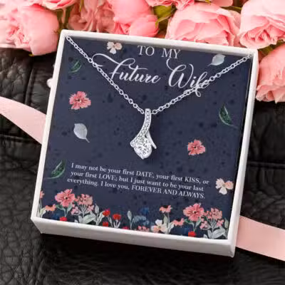 Husband To My Future Wife I May Not Be Your First Date Your First Pendant Necklace From Husband