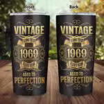 Birthday Gifts for Women, Men - Birthday Tumbler Cups - Vintage Tumbler Years Old Birthday Gifts For Women Men Unique