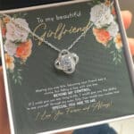 To My Beautiful Girlfriend Meeting You Was Fate Becoming Your Friend Was A Choice Pendant Necklace