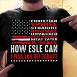 1VT. Christian White Straight shirt mk4